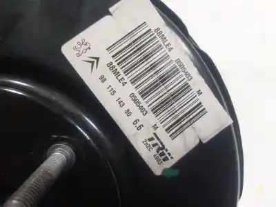 Автозапчастина б/у гальмівний серво для citroen c4 cactus 1.6 bluehdi 100 посилання на oem iam 1609894980  9811514380