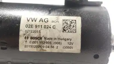 Second-hand car spare part starter motor for audi q3 (8ub, 8ug) 2.0 tdi oem iam references 02e911024c  02e911024c