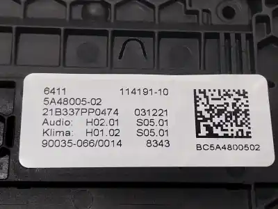 Автозапчасти б/у климат-контроль за bmw 5 (g30, f90) 530 i xdrive ссылки oem iam 61315a480c3  64115a4800502