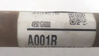 Автозапчастина б/у правий привід для kia picanto iii (ja) 1.0 посилання на oem iam 49501g6000  49501g6000