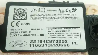 Автозапчастина б/у передня права подушка безпеки для ford focus iv (hn) 1.0 ecoboost посилання на oem iam 2474204  jx7ba042d94bg