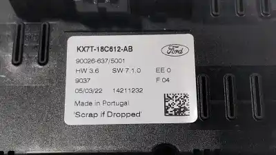 Автозапчастина б/у клімат-контроль для ford focus iv (hn) 1.0 ecoboost посилання на oem iam 2640502  kx7t18c612ab