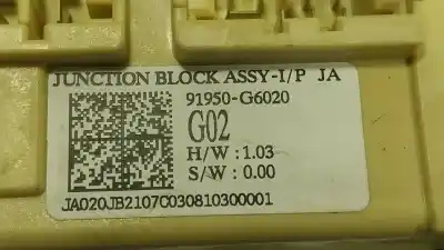 Second-hand car spare part fuse box unit for kia picanto iii (ja) 1.0 oem iam references 91950g6020  91950g6020