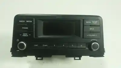 Second-hand car spare part audio system / radio cd for kia picanto iii (ja) 1.0 oem iam references 96150g6280asb