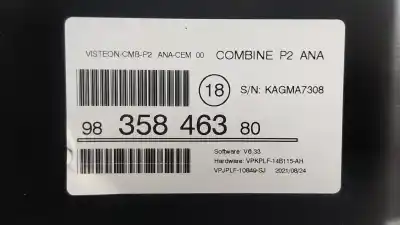 Автозапчастина б/у панель інструментів для peugeot 208 ii (ub_, up_, uw_, uj_) e-208 посилання на oem iam 9835846380 9835846380 