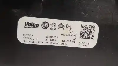 Автозапчасти б/у радиатор отопления / кондиционирования воздуха за peugeot 208 ii (ub_, up_, uw_, uj_) e-208 ссылки oem iam 9830070780  9830070780