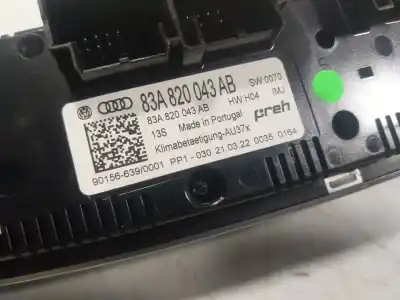 Автозапчасти б/у климат-контроль за audi q3 (f3b) 35 tdi ссылки oem iam 83a820043abimj  83a820043ab