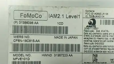 Pezzo di ricambio per auto di seconda mano impianto audio / radio cd per volvo v40 fastback (525) d2 riferimenti oem iam 36001114  31396096