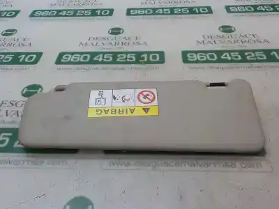 Second-hand car spare part right sunshade for dacia duster basis 4x2 oem iam references 964004591r  