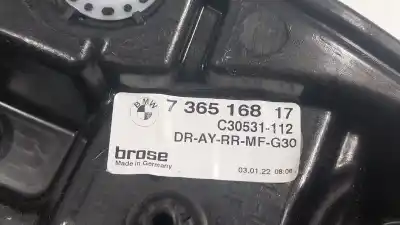 Автозапчастина б/у регулятор скла заднього правого для bmw 5 (g30, f90) 530 d xdrive посилання на oem iam 51337487088  736516817