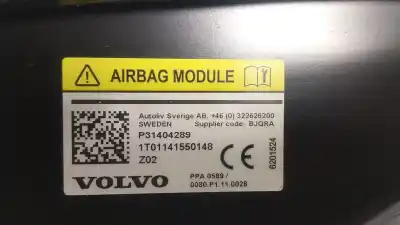Peça sobressalente para automóvel em segunda mão airbag dianteiro esquerdo por volvo v40 fastback (525) d2 referências oem iam 31404289  p31404289