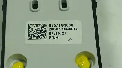 Автозапчастина б/у передні вікний вмикач для hyundai i30 (pde, pd, pden) 1.0 t-gdi посилання на oem iam 93571g3030pmp  93571g3030
