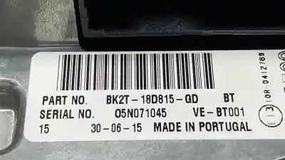 Second-hand car spare part audio system / radio cd for ford transit custom v362 furgón (fy, fz) 2.2 tdci oem iam references   bk2t18d815gd