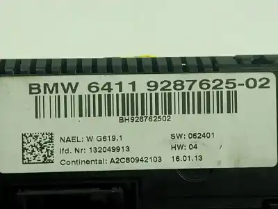 Second-hand car spare part climate control for bmw x1 (e84) sdrive 18 d oem iam references 64119292263  6411928762502
