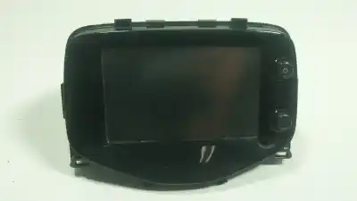 Gebrauchtes Autoersatzteil audiosystem / radio-cd zum peugeot 108 1.2 oem-iam-referenzen b001156580