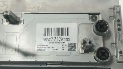 Second-hand car spare part multifunction display for peugeot 208 ii (ub_, up_, uw_, uj_) 1.2 puretech 100 oem iam references   9837721380