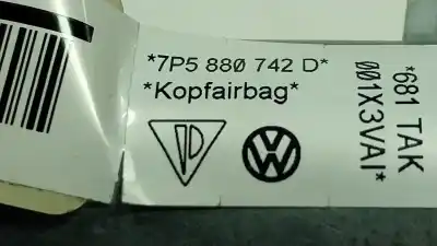 Автозапчастина б/у передня права подушка безпеки для porsche cayenne (92a) 3.6 gts посилання на oem iam 7p5880742d  7p5880742d