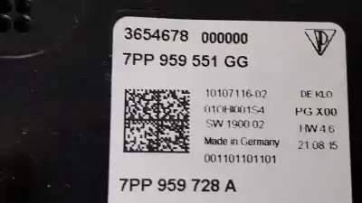 Автозапчастина б/у внутрішній лампа для porsche cayenne (92a) 3.6 gts посилання на oem iam 95861394304  7pp959551gg