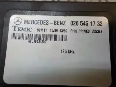 Peça sobressalente para automóvel em segunda mão módulo eletrônico por mercedes-benz sprinter 02.00 -> caja cerrada 2.2 cdi cat referências oem iam   