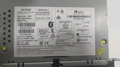 Second-hand car spare part audio system / radio cd for dacia dokker express furgoneta/monovolumen 1.6 oem iam references 281158515r  281158515r