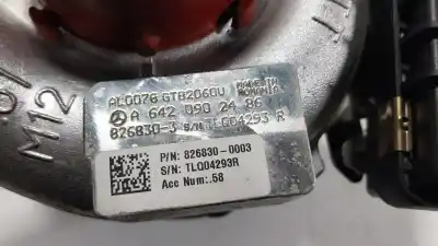 Gebrauchtes Autoersatzteil turbolader zum mercedes-benz clase g (w463) g 350 d (463.348) oem-iam-referenzen a6420902386  a6420902486