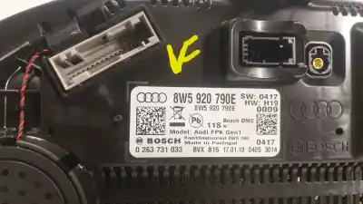 Автозапчастина б/у панель інструментів для audi a5 (f53, f5p) 2.0 tdi посилання на oem iam 8w5920790e  8w5920790e