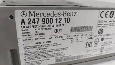 Second-hand car spare part gps navigation system for mercedes-benz cla (c118) cla 200 (118.387) oem iam references a2479001210  a2479001210