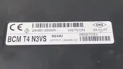 Second-hand car spare part electronic module for renault captur i (j5_, h5_) 0.9 tce 90 oem iam references 284b14456r  284b13555r