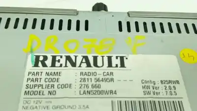 Second-hand car spare part audio system / radio cd for renault captur i (j5_, h5_) 0.9 tce 90 oem iam references 281156367r  281156495r