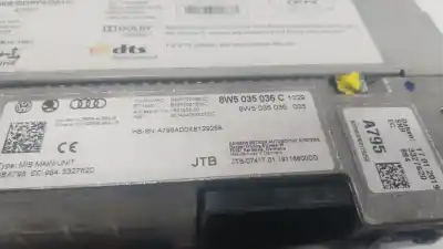 Автозапчастина б/у gps навігаційна система для audi a5 (f53, f5p) 2.0 tdi посилання на oem iam 8w5035036c  8w5035036c