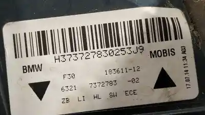 Автозапчасти б/у левый задний фонарь за bmw 3 (f30, f80) 320 d ссылки oem iam   6321737278302