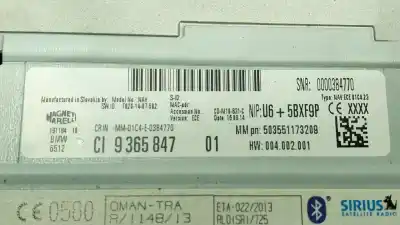 Автозапчастина б/у аудіо система / радіо cd для bmw 3 (f30, f80) 320 d посилання на oem iam   ci936584701