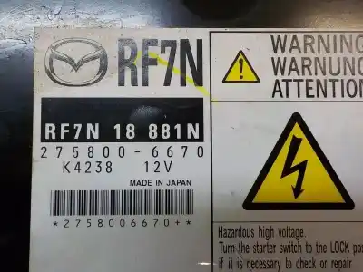 Автозапчасти б/у блок управления двигателем за mazda 5 berl. (cr) 2.0 crtd sportive (105kw) ссылки oem iam rf7n18881n 2758006670 rf7n18881n