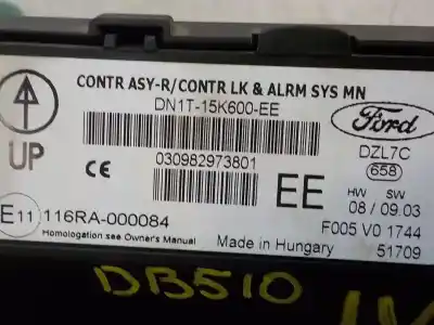 Автозапчасти б/у электронный модуль за ford fiesta (ccn) trend ссылки oem iam 2109391  dn1t15k600ee