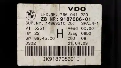 Peça sobressalente para automóvel em segunda mão quadrante por bmw 3 descapotable (e93) 325 d referências oem iam 62109316153  918708601