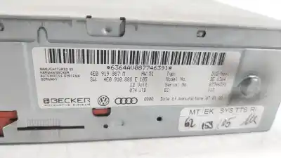 Pezzo di ricambio per auto di seconda mano sistema di navigazione gps per audi a8 d3 (4e2, 4e8) 3.0 tdi quattro riferimenti oem iam 4e0910888p  4e0919887m