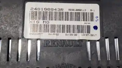 Peça sobressalente para automóvel em segunda mão quadrante por renault zoe (bfm_) zoe referências oem iam 248108843r 248108843r 