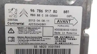 Автозапчасти б/у блок управления подушками безопасности за citroen ds5 1.6 hdi 110 ссылки oem iam 9678691780  9678691780