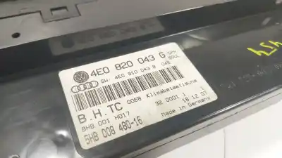 Pezzo di ricambio per auto di seconda mano controllo climatico per audi a8 d3 (4e2, 4e8) 3.0 tdi quattro riferimenti oem iam 4e0820043g  4e0820043g