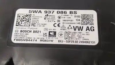 Second-hand car spare part electronic module for cupra formentor (km7) 1.4 e-hybrid oem iam references 5wa937086bt  5wa937086bs