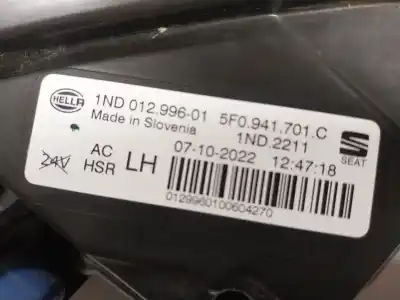 Автозапчастина б/у ліва протитутмана для seat ateca (kh7, khp) 1.5 tsi посилання на oem iam 5f0941701c  