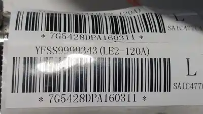 Автозапчасти б/у подушка безопасности передняя левая шторка безопасности за mg rover mg zs suv 1.5 vti ссылки oem iam   9999343