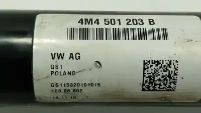 Автозапчастина б/у трансмісія задня права для porsche cayenne (9ya) 3.0 e-hybrid awd (9yaae1) посилання на oem iam 958501203b  4m4501203b