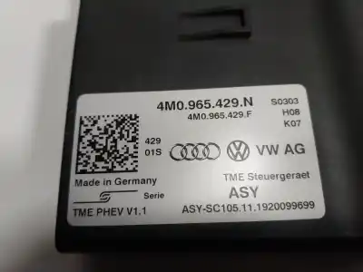 Second-hand car spare part electronic module for porsche cayenne (9ya) 3.0 e-hybrid awd (9yaae1) oem iam references pab965429c  4m0965429n
