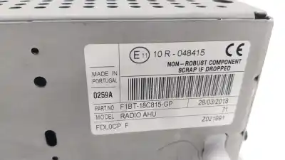 Recambio de automóvil de segunda mano de sistema audio / radio cd para ford focus iv (hn) 1.0 ecoboost referencias oem iam   f1bt18c815gp