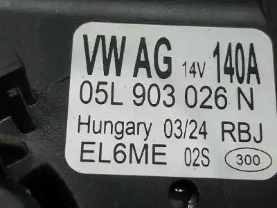 Автозапчастина б/у генератор для seat tarraco (kn2) 2.0 tdi посилання на oem iam 05l903026n  05l903026n