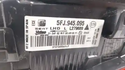 Автозапчастина б/у внутрішній лівий задній ліхар для seat tarraco (kn2) 2.0 tdi посилання на oem iam 5fj945095  5fj945095