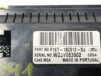 Second-hand car spare part climate control for ford focus iii 1.0 ecoboost oem iam references 2376689  f1et18c612dj