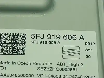 Second-hand car spare part multifunction display for seat arona (kj7, kjp) 1.0 tsi oem iam references 5fj919606a 5fj919606a 