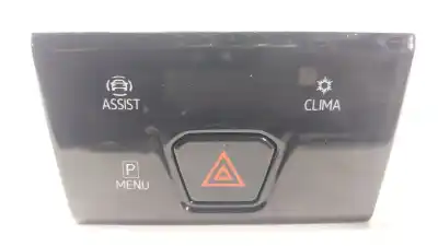 Peça sobressalente para automóvel em segunda mão INTERRUPTOR 4 PISCAS - EMERGÊNCIA por VOLKSWAGEN CADDY V FURGONETA/MONOVOLUMEN (SBA, SBH) 2.0 TDI BMT Referências OEM IAM 5H0925200T  